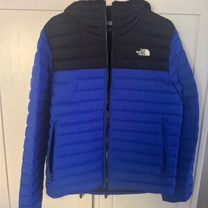 The North Face Men's Blue and Black Jacket
